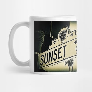 Sunset Boulevard, Beverly Hills, California by Mistah Wilson Mug